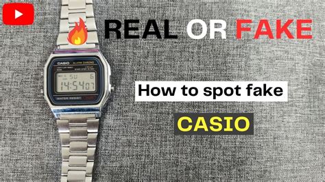 how to spot fake casio watches|how to check for casio.